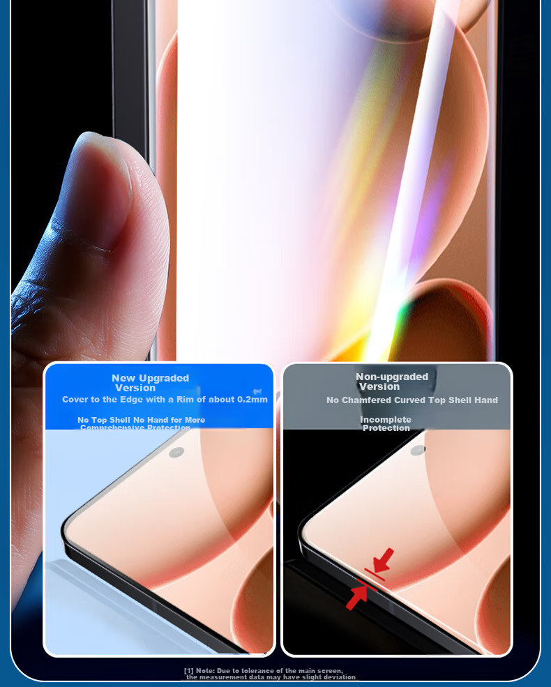 Защитное стекло Smorss для OPPO Find X8s+, полное покрытие, высокая четкость, без белых краев, защита от падения, инструмент для быстрой установки