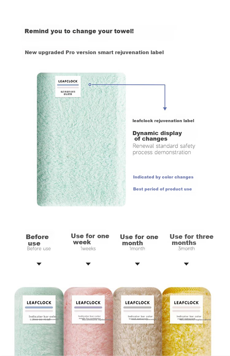 Набор полотенец UCHINO Cotton Candy Pro, 4 шт., 100% хлопок, класс А, мягкие, впитывающие, 34x34 см