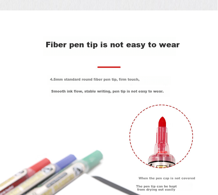 Маркер Pentel NLF50, на масляной основе, черный, 6 шт.
