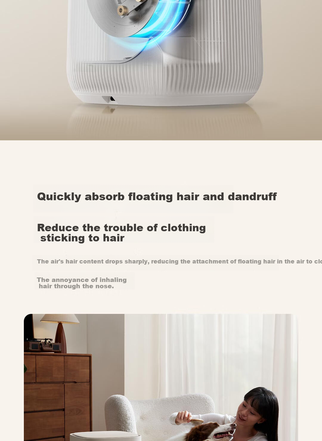 Очиститель воздуха Xiaomi Mijia Pet Air Purifier для удаления шерсти, запахов и аллергенов