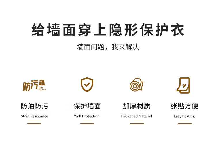Защитная пленка для стен Aimohui, статическая, прозрачная, не повреждает краску, водостойкая, самоклеящаяся, 0.9*2 м