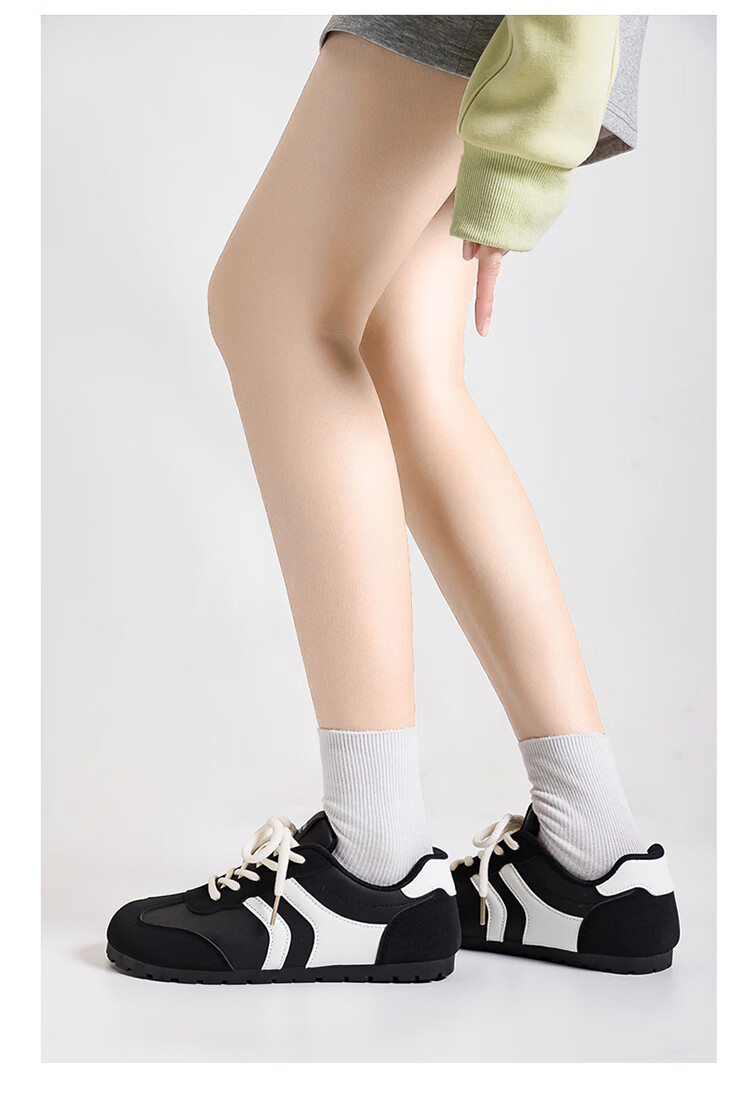Кроссовки HUANQIU, женские, черные, модель 2025 Autumn Popular Niche Original Casual Shoes, Versatile, размер 38