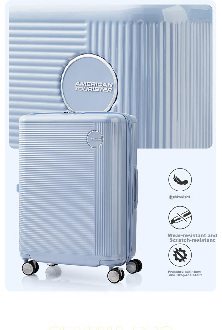 Чемодан AMERICAN TOURISTER 20-дюймовый, расширяемый, с кодовым замком, черный
