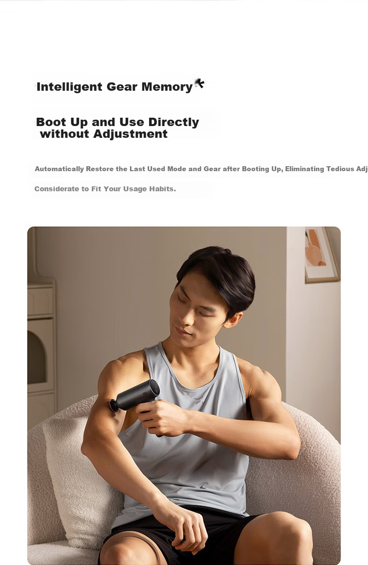 Мини-массажер Xiaomi Mijia H3, металлик серый, фитнес-массажер с горячим компрессом, массажер для мышц плеч, шеи и всего тела, подарок на день рождения и праздники для родителей, новогодний подарок
