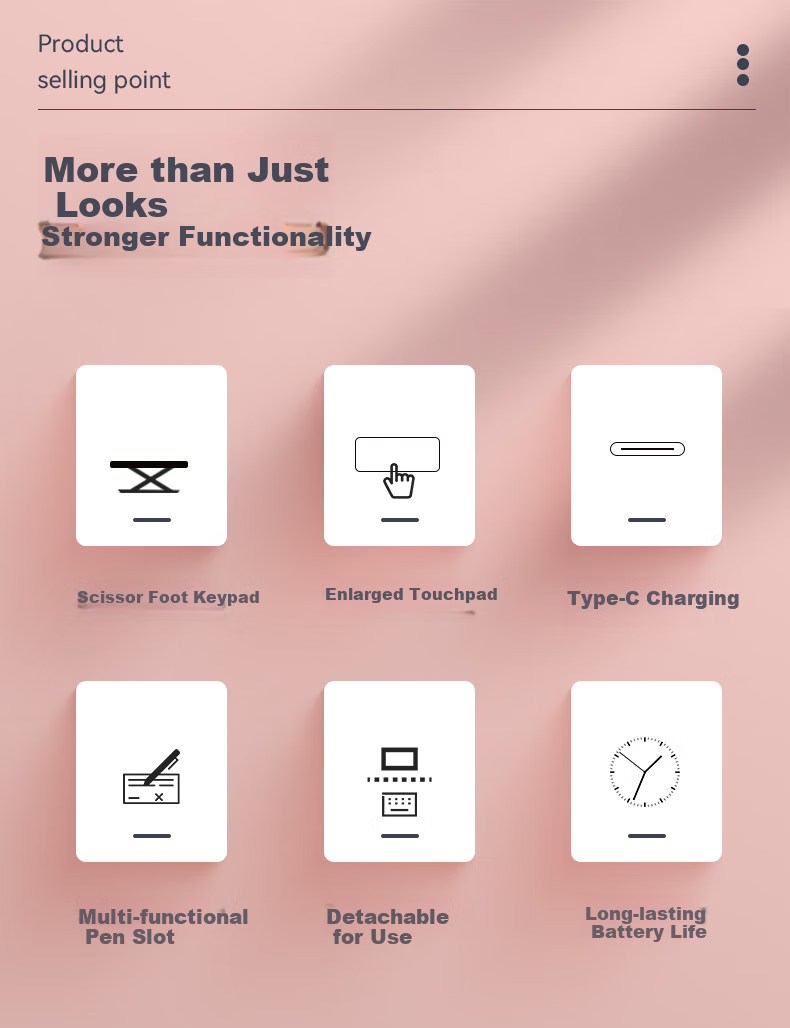 Защитный чехол B.O.W Hangshi HC018 для iPad 10-го поколения (10.9 дюйма), универсальный, с магнитным отделением, фиолетовый