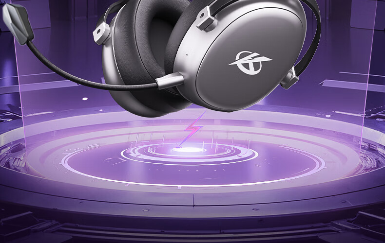 Игровые наушники iKF V11 Max, беспроводные, с микрофоном, 7.1 объемный звук, Bluetooth, черный и красный