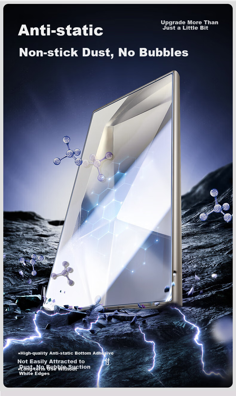 Защитное стекло Shanmo для Samsung Galaxy S24 Ultra, противоударное, антибликовое, 2 шт.