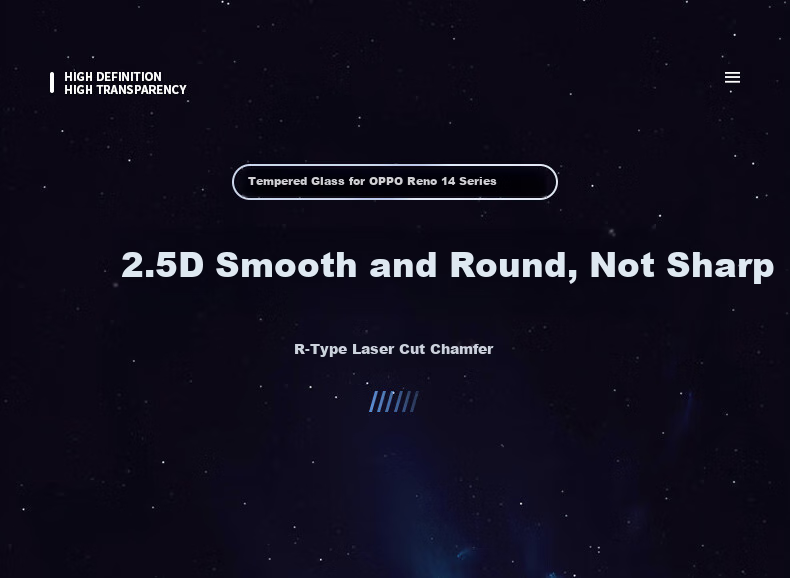 Защитное стекло Lanxingxiansheng для OPPO Reno14 Pro / Honor Win / Iqoo 15 / OnePlus Ace 6, высокая четкость, защита от падений и отпечатков пальцев