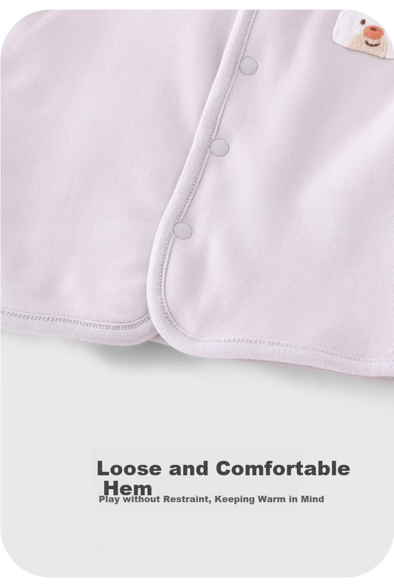 Детский жилет "Youqi Baby Clothes" для защиты живота, утепленный, двусторонний, осень-зима, 40г, для детей 1-3 лет, размер 73, цвет "Хами мелон"