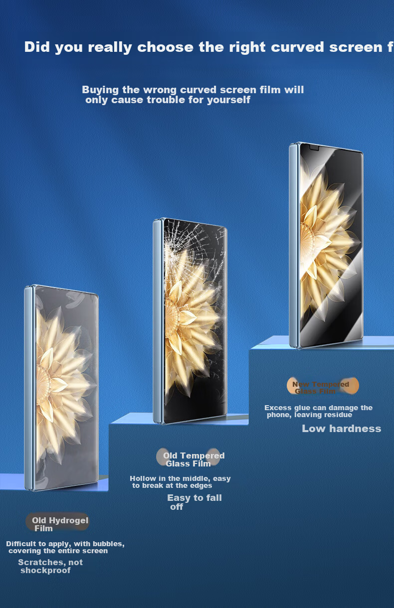Защитное стекло KOOLIFE для Honor Magic V2/V3/V5, Honor Magic Vs2/Vs3, ультратонкое, HD Clear, защита от отпечатков пальцев