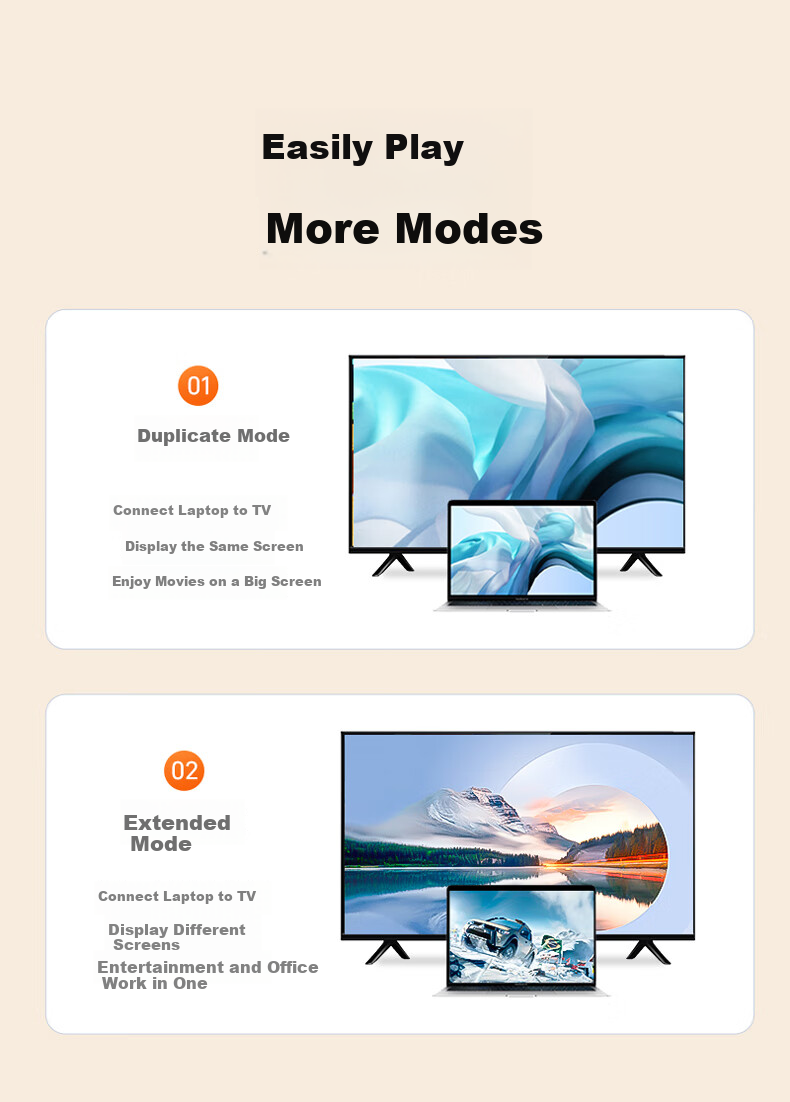 Кабель-адаптер SAMZHE DP to HDMI, 4K HD, DisplayPort 1.2 на HDMI, 5 метров, DH1050