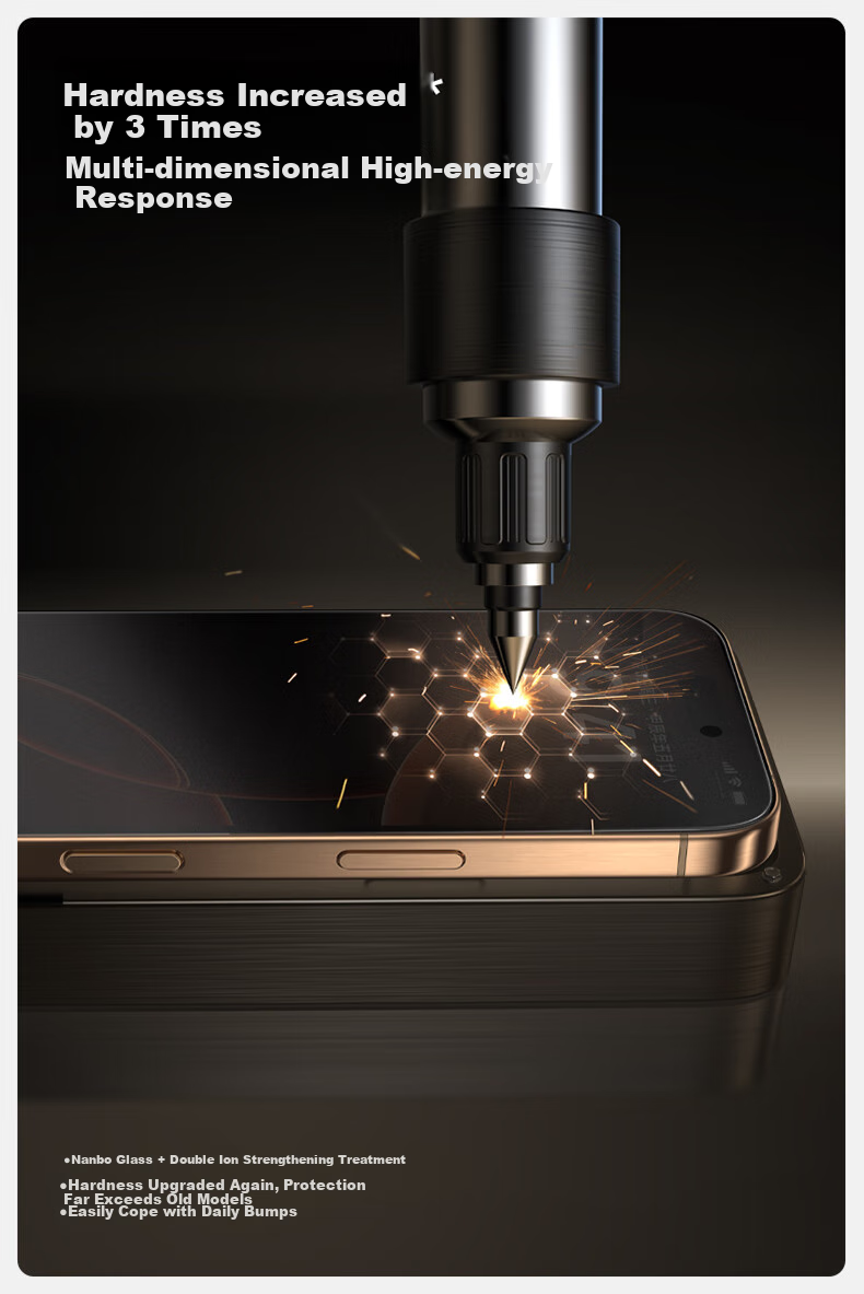 Защитное стекло SmartDevil для Apple iPhone 16 Pro Max, матовое, антибликовое, антиотпечатки, 2 шт.