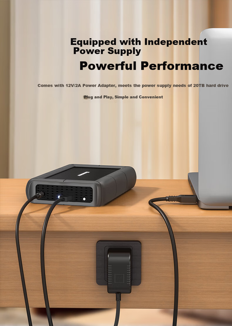 Портативный жесткий диск Newsmy 16TB, 3.5-дюймовое настольное хранилище, серия Xingji, Type-C USB3.1, металлический корпус с силиконовой защитой, большая емкость, домашнее хранилище данных