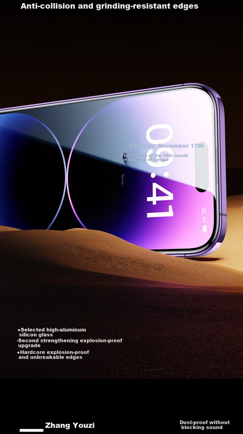 Защитное стекло Baozou для Apple iPhone XR, закаленное, прозрачное, полное покрытие, противоударное, отпечатков пальцев, защитное от царапин
