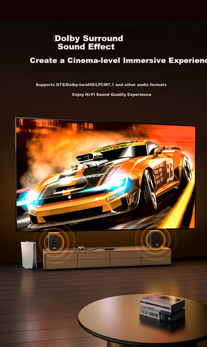 HDMI-переключатель SAMZHE HV-500, 2 входа/1 выход, 1 вход/2 выхода, 4K 60Hz, алюминиевый сплав