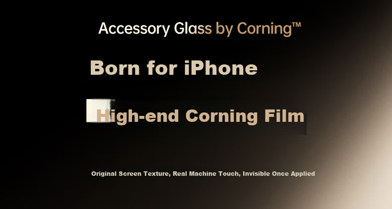 Защитное стекло ESR для iPhone 16 Pro, сертифицированное Corning, противоударное, антиотпечатки, HD Clear