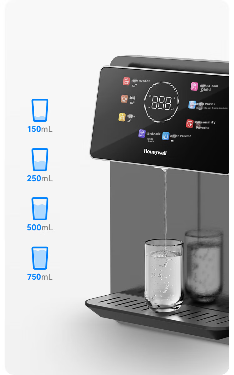 Настенный очиститель воды Honeywell GX-EH01-H, мгновенный нагрев до 100°C, для домашнего использования, отдельностоящая система водоснабжения и электропитания