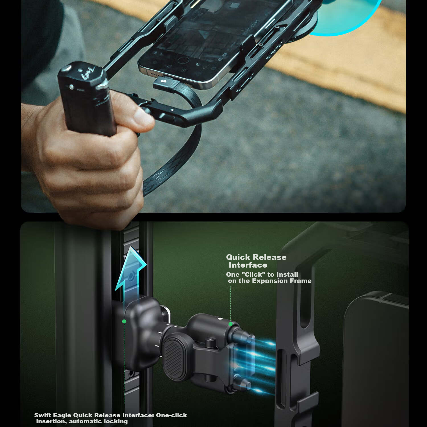 Комплект для видеоблогинга SmallRig 4596 Brandon Li Co-Created All-In Professional Live Streaming Phone Cage