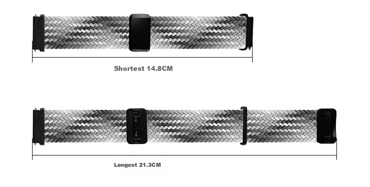 Ремешок Smorss Magnetic Woven Nylon для Vivo Watch GT, Iqoo Watch GT, унисекс, черный и шоколадный