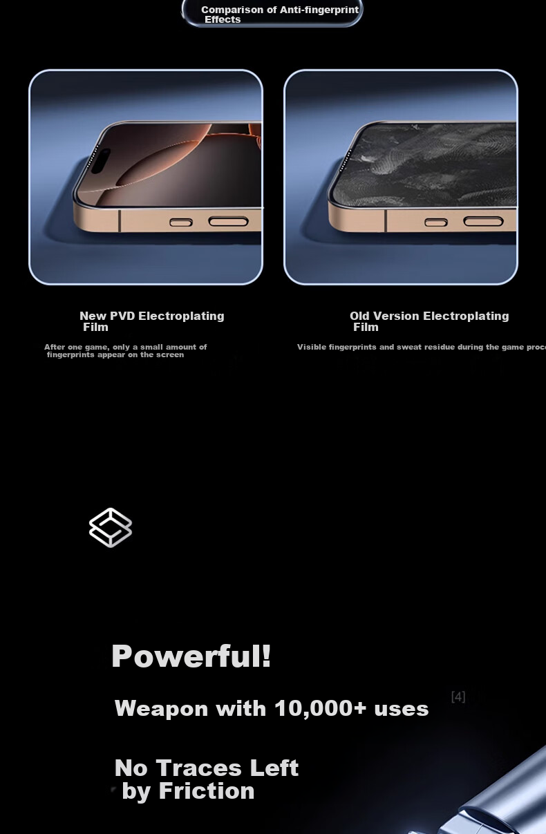 Защитное стекло Smorss для Apple iPhone 16 Pro Max, 28° антишпионское, противоударное, полное покрытие экрана, HD, 2 шт.