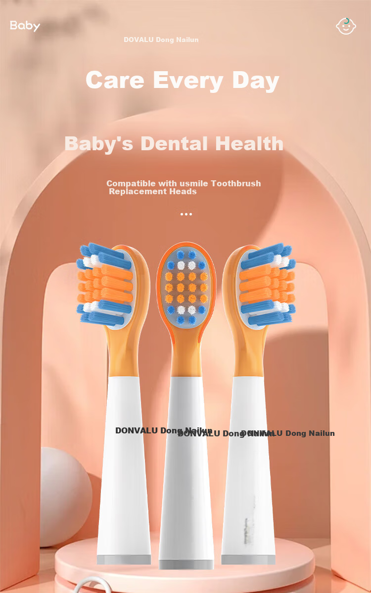 Насадки для электрической зубной щетки Dong Nai Lun, совместимые с Usmile Smiles Plus, 8 шт.