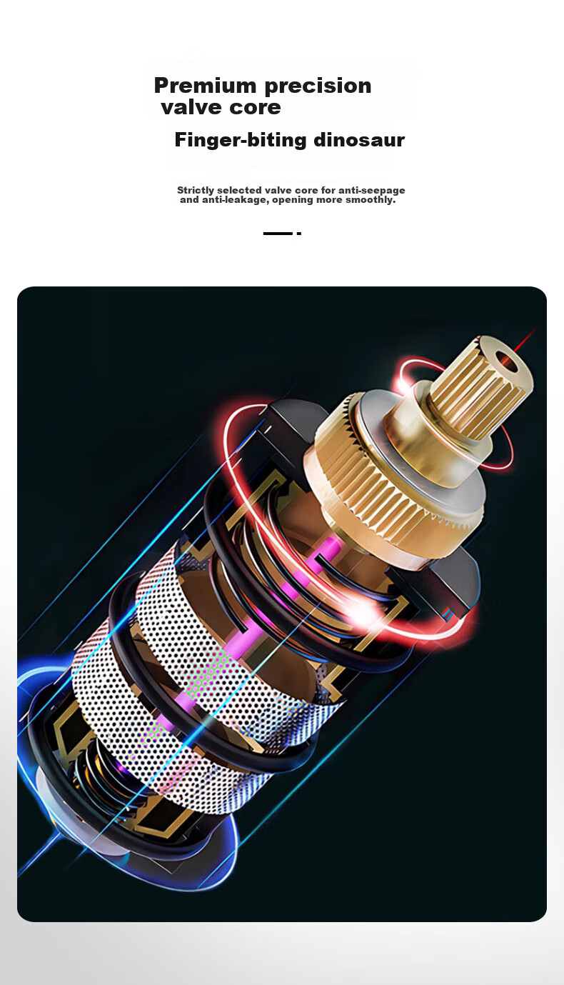 Смеситель для раковины Royalstar, для умывания лица и рук, для ванной комнаты, кран для холодной и горячей воды, двойного назначения