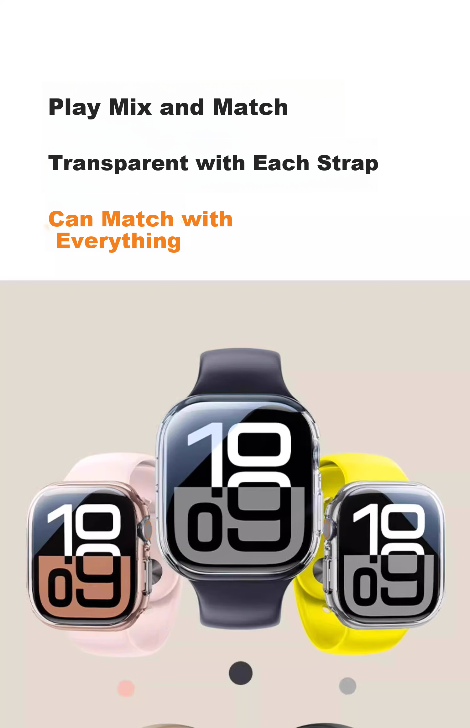 Защитный чехол TORRAS S11 для Apple Watch 42 мм, противоударный, с защитой от царапин, с интегрированным протектором экрана