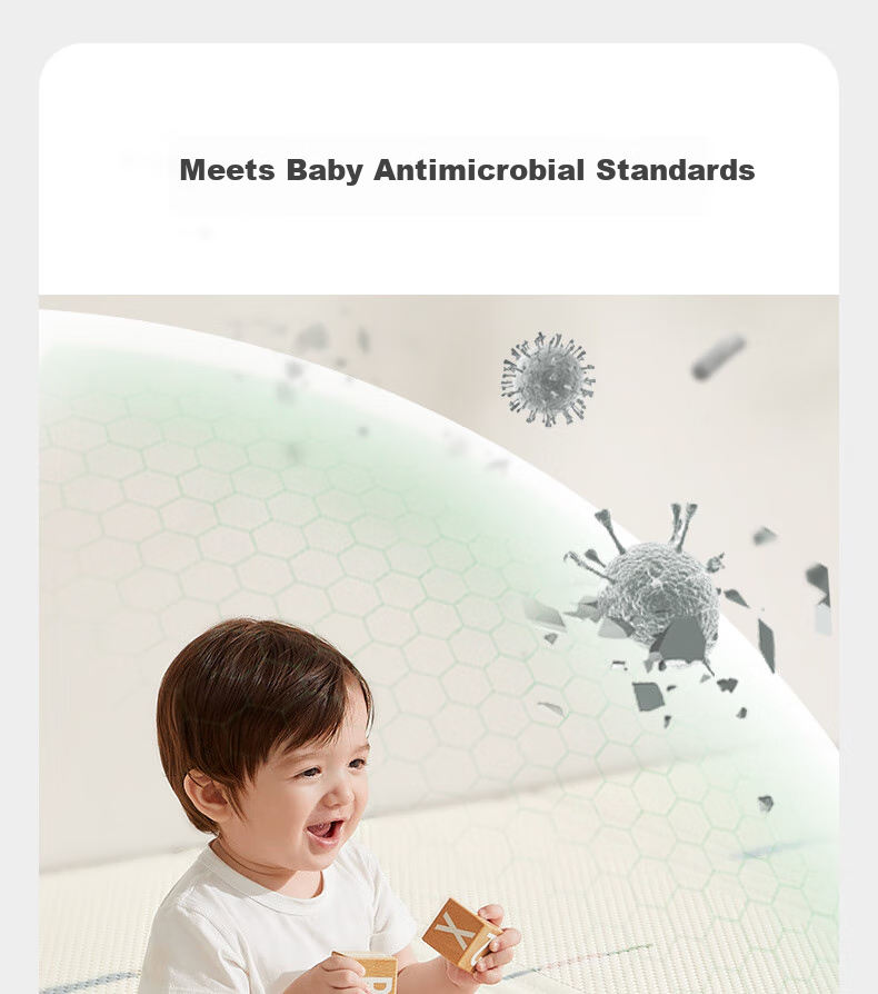 Детский развивающий коврик babycare Kekena Xiaodao 150x180x2 см, антибактериальный, складной