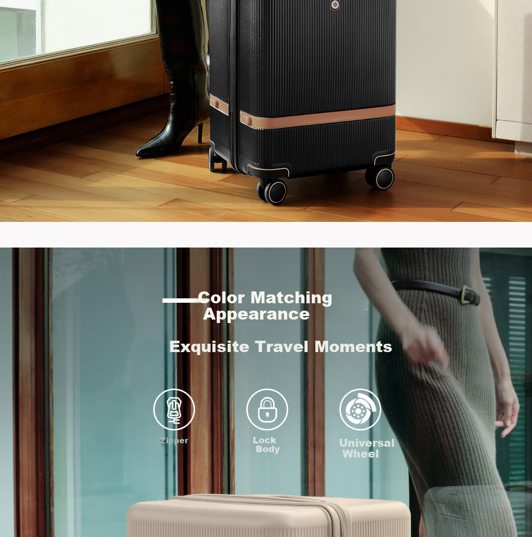 Чемодан Echolac TRUNK PC237K, 30 дюймов, поликарбонат, серый, с TSA-замком