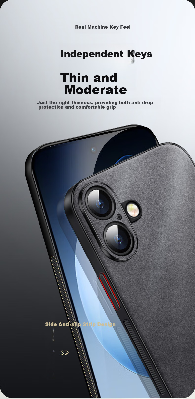 Чехол для Apple iPhone 16 Shangsu, противоударный, полный комплект защиты объектива, из овечьей кожи, с китайским стилем, унисекс