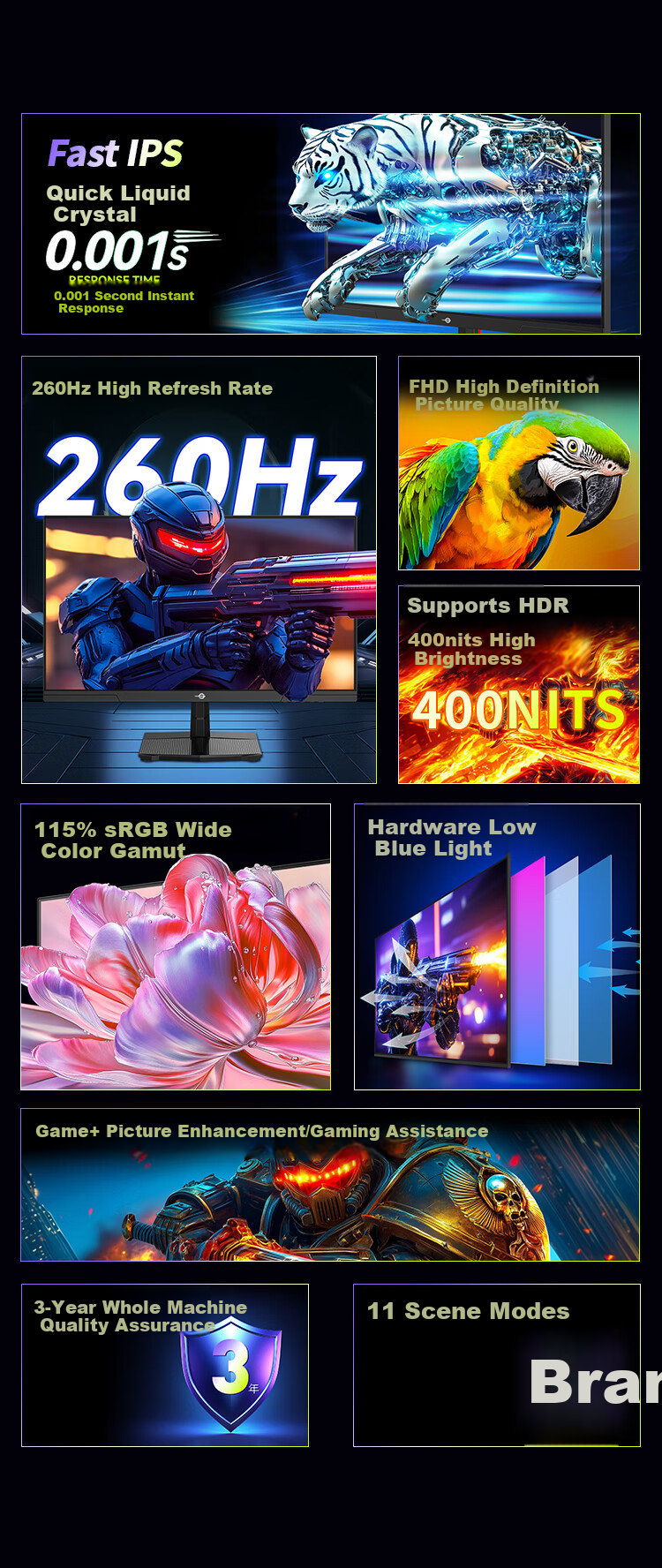 Игровой монитор 24.5 дюйма