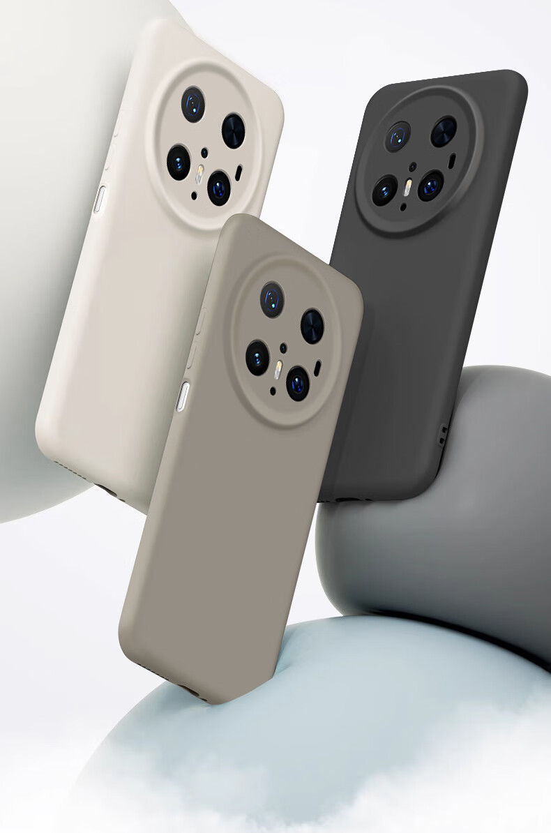 Чехол NEYAA для Huawei Mate 70 Pro/Pro+, графитовый черный, силиконовый, противоударный, с полной защитой объектива, ультратонкий, приятный на ощупь