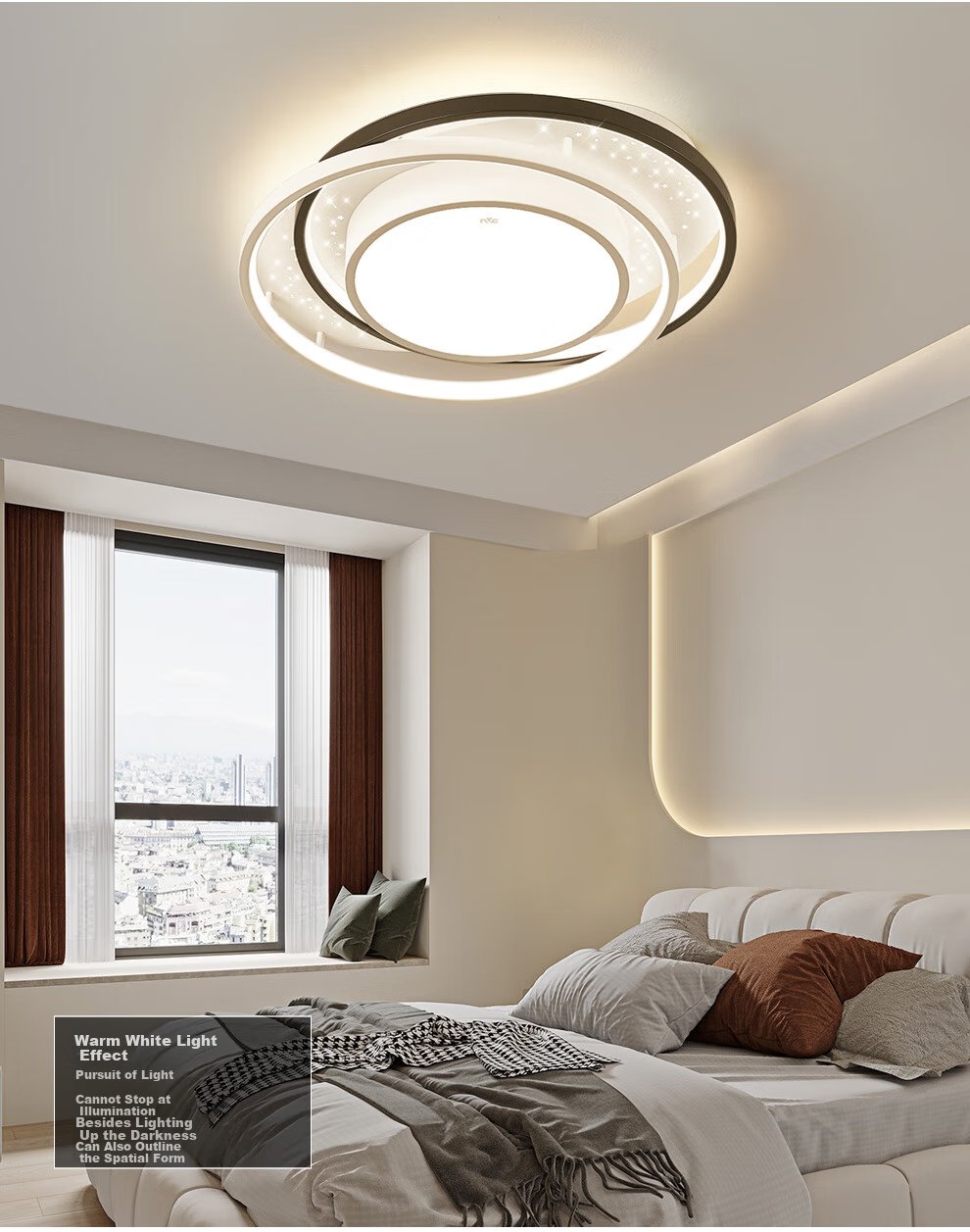 Умная потолочная LED лампа NVC