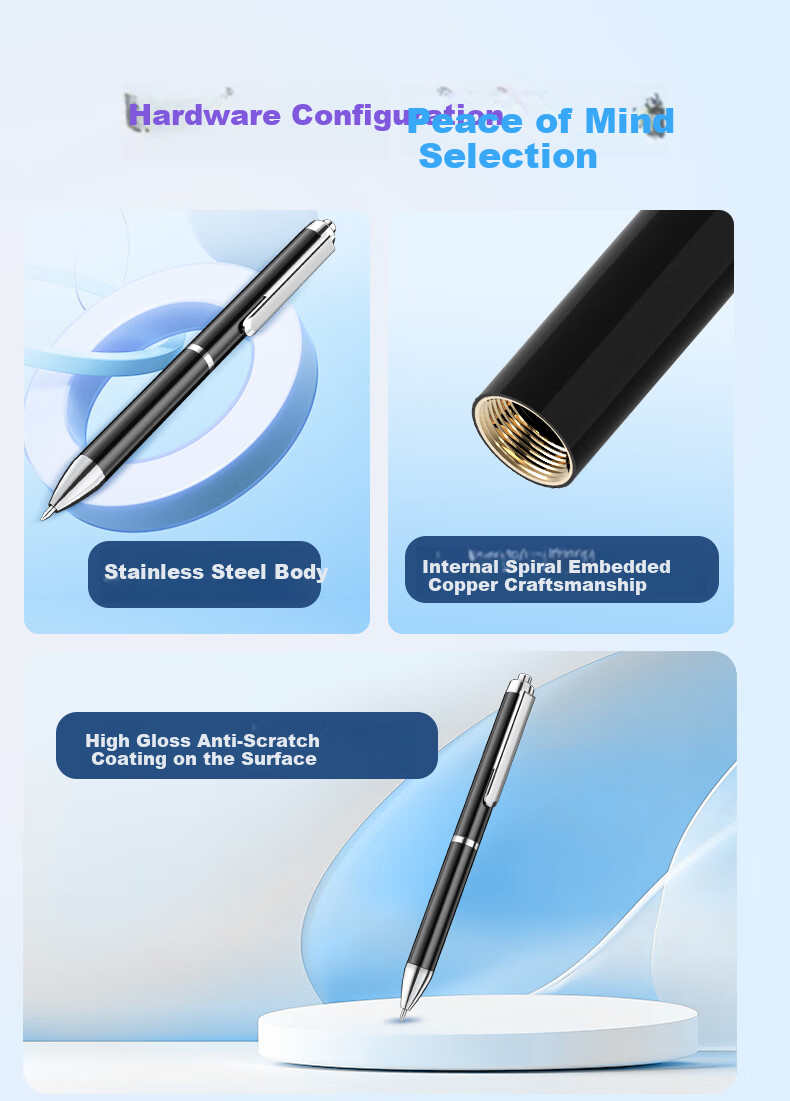 Диктофон Newsmy S100 8GB, портативный, для записи лекций и встреч, с функцией преобразования речи в текст