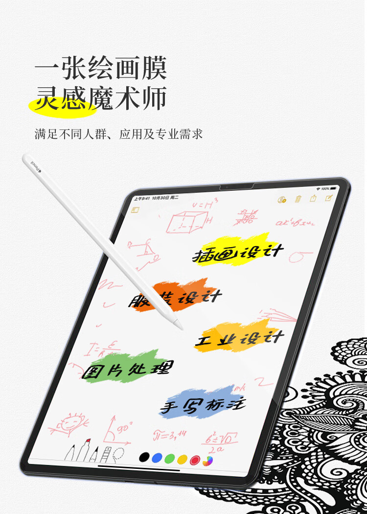 Защитная пленка PERFECTSIGHT для iPad Pro 13 дюймов, матовая, для письма и рисования, PET, 24 дюйма