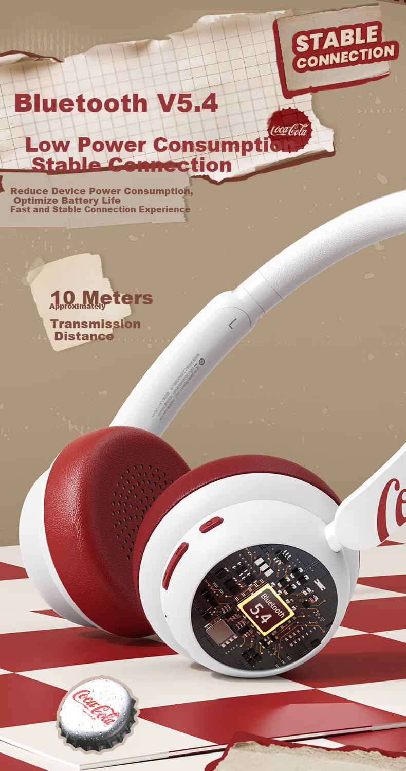 Беспроводные наушники Coca-Cola T26