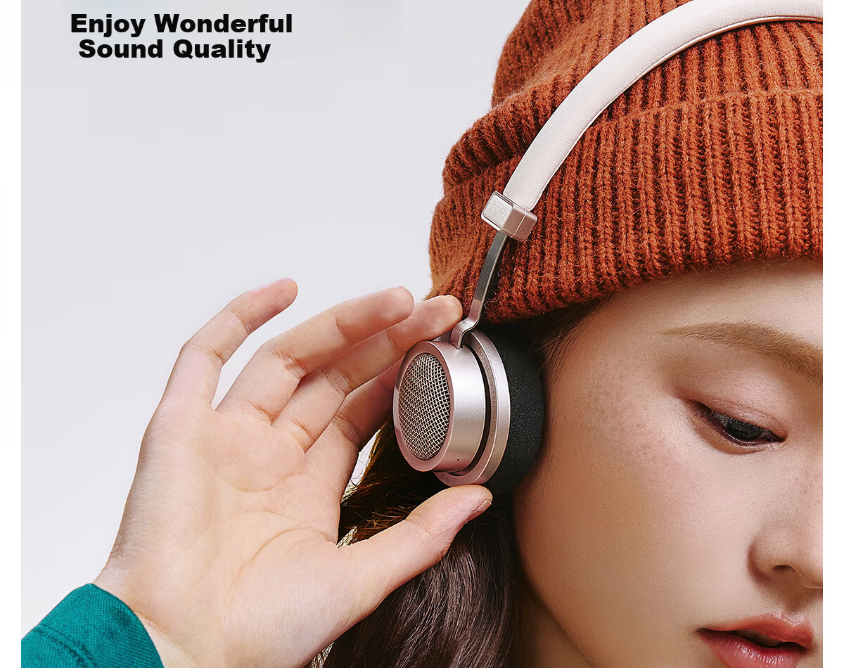 Беспроводные Bluetooth-наушники Manbuzhehuazai Doo Ace, ретро-стиль, Bluetooth 6.0, проводное и Bluetooth-соединение, для Apple, Huawei, Xiaomi, цвет "Мать-жемчуг белый"