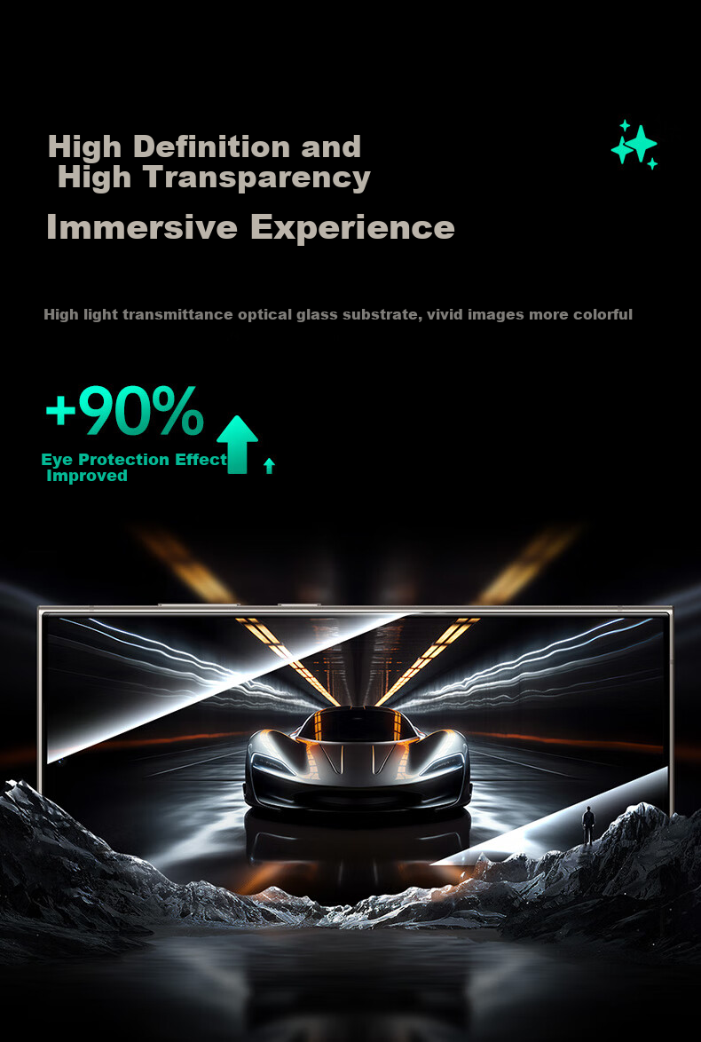 Защитное стекло ESR для Samsung S25 Ultra, 3 шт., противоударное, HD, полное покрытие