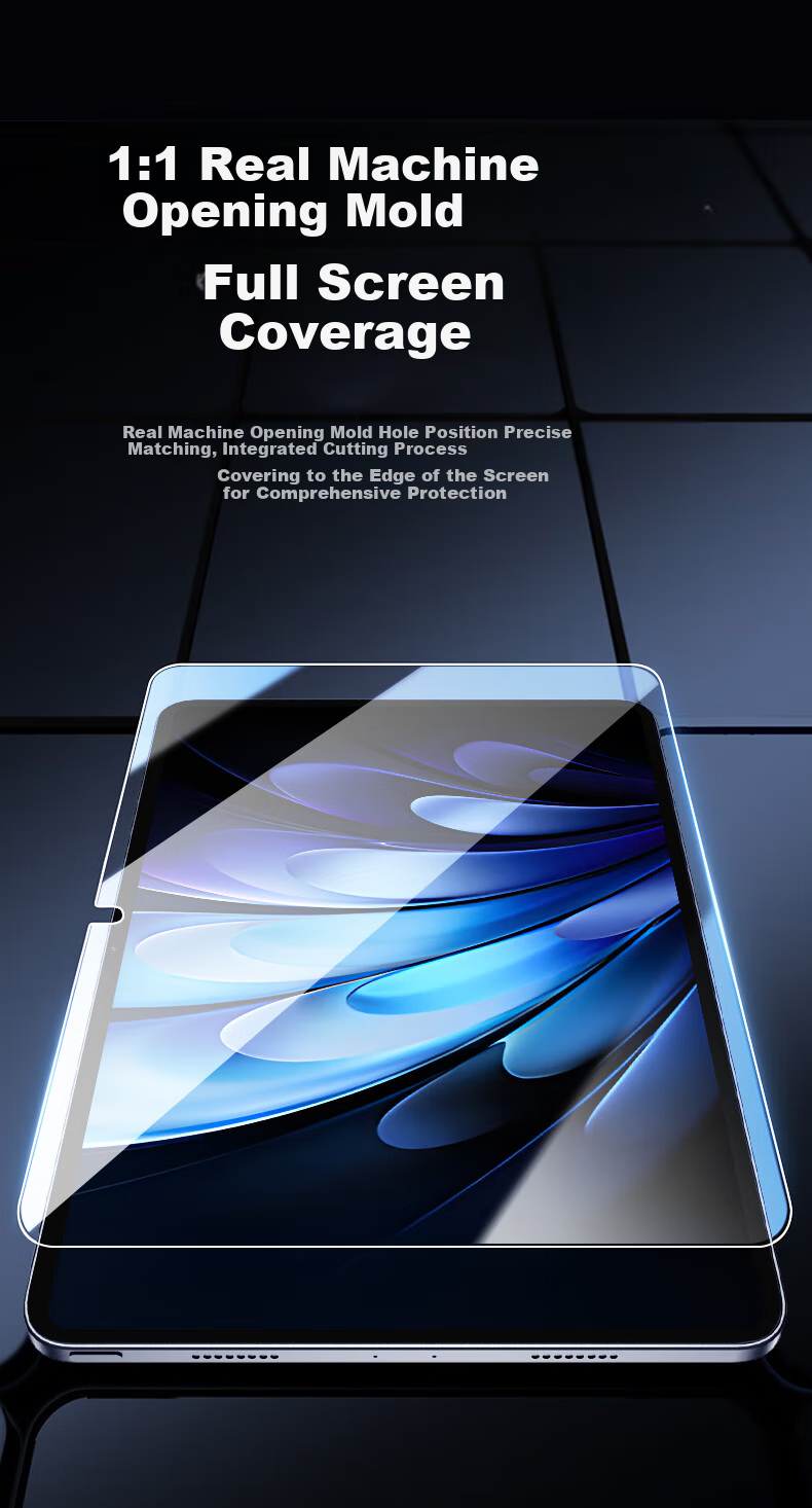 Защитная пленка Smorss для планшета Vivo Pad 5 Pro 13 дюймов, закаленное стекло, полноэкранное покрытие, защита от отпечатков пальцев, высокая четкость, высокая прозрачность