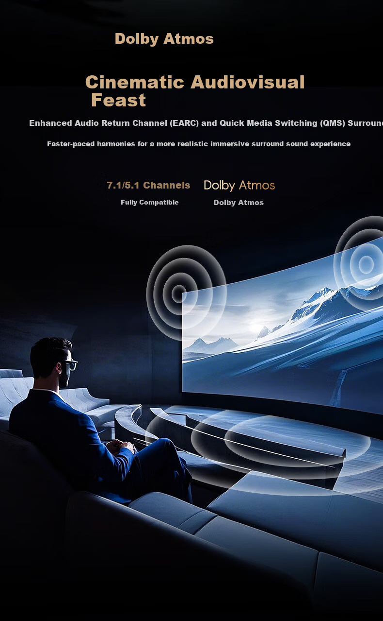 Кабель PISEN HDMI Version 2.1, 8K60Hz 4K240Hz, для подключения ноутбуков к телевизорам, мониторам, проекторам, 10 метров