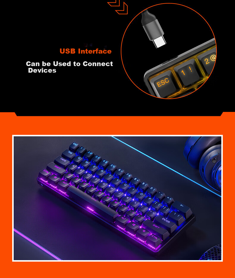 Игровая клавиатура SteelSeries Apex Pro Mini Wireless Tri-Mode Magnetic Switch Keyboard, 60% раскладка, 61 клавиша, беспроводная, черная