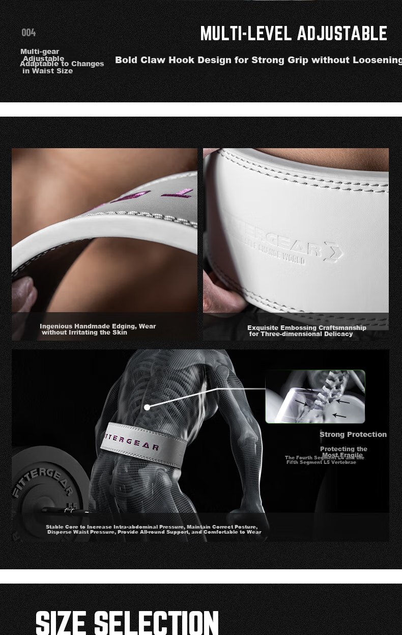 Пояс для пауэрлифтинга FITTER GEAR, для силовых тренировок, быстрая застежка, защита поясницы, мужской, размер XL, оранжевый