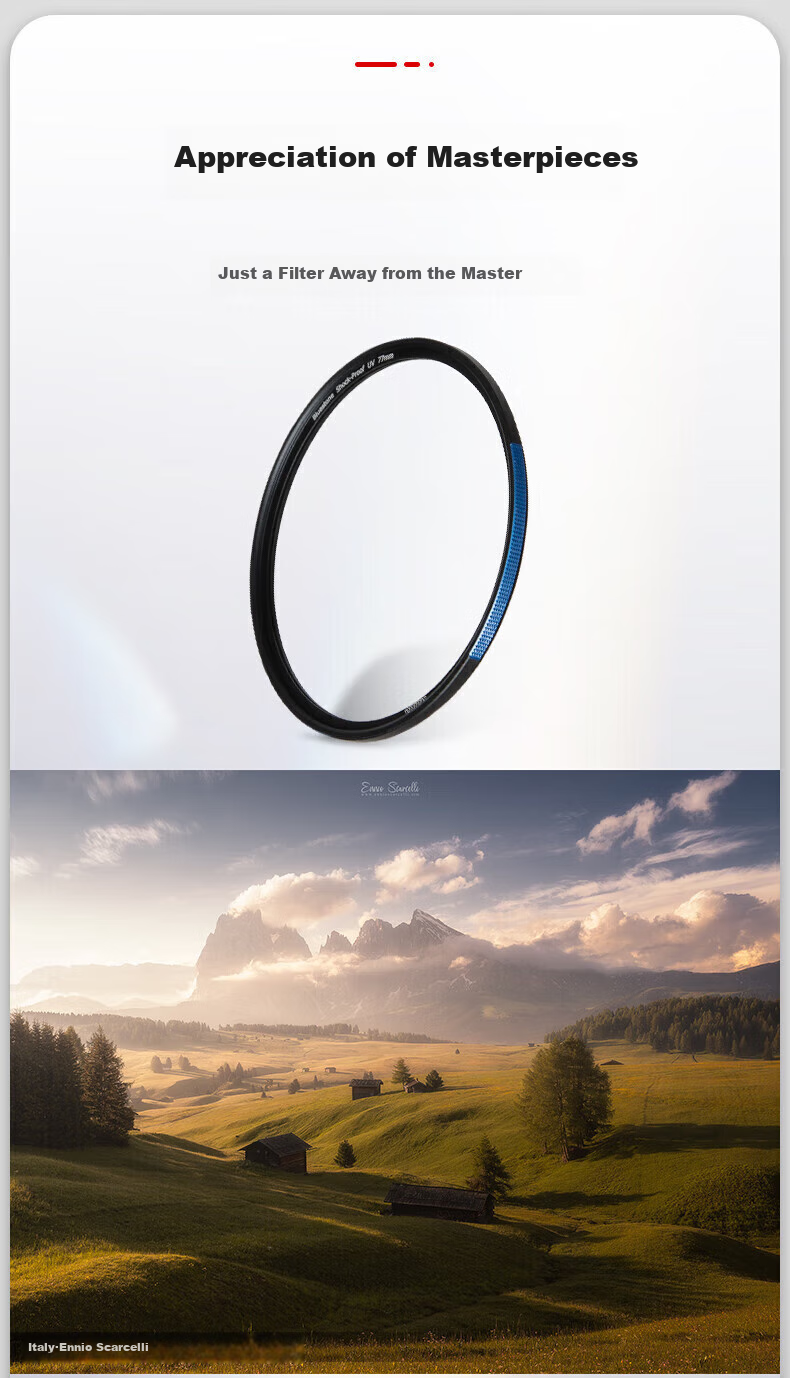 UV-фильтр Haida Bluestone Anti-Drop, 55мм, защитный, Nano Multi-Layer, для DSLR/беззеркальных камер Canon, Nikon, Sony