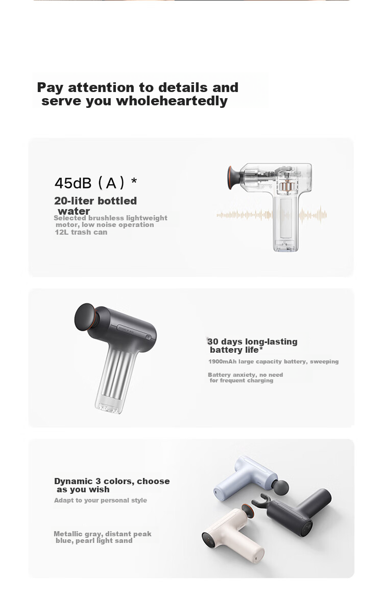 Мини-массажер Xiaomi Mijia H3, металлик серый, фитнес-массажер с горячим компрессом, массажер для мышц плеч, шеи и всего тела, подарок на день рождения и праздники для родителей, новогодний подарок