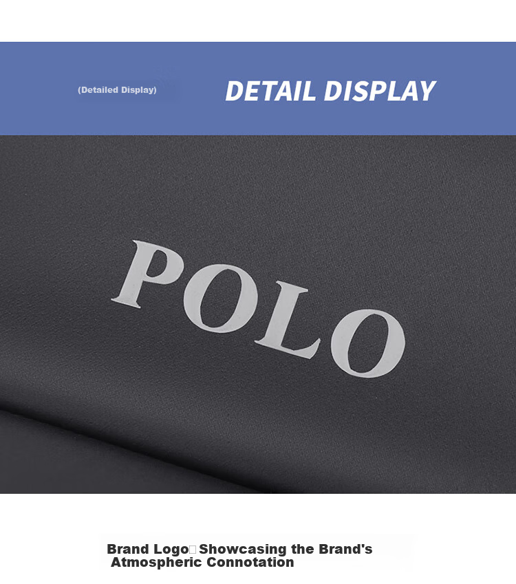 Мужская сумка через плечо POLO, кросс-боди, для iPad, спортивная, вертикальная, повседневная, серая
