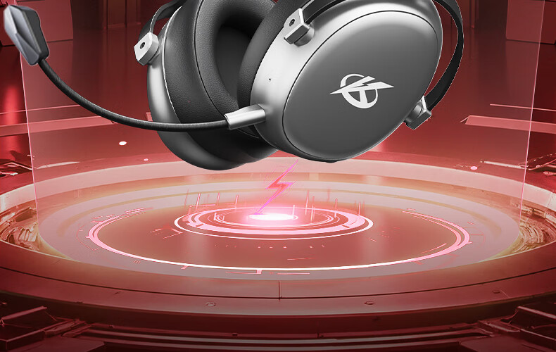 Игровые наушники iKF V11 Max с микрофоном, беспроводные, Bluetooth, 7.1 звук, белый с синим