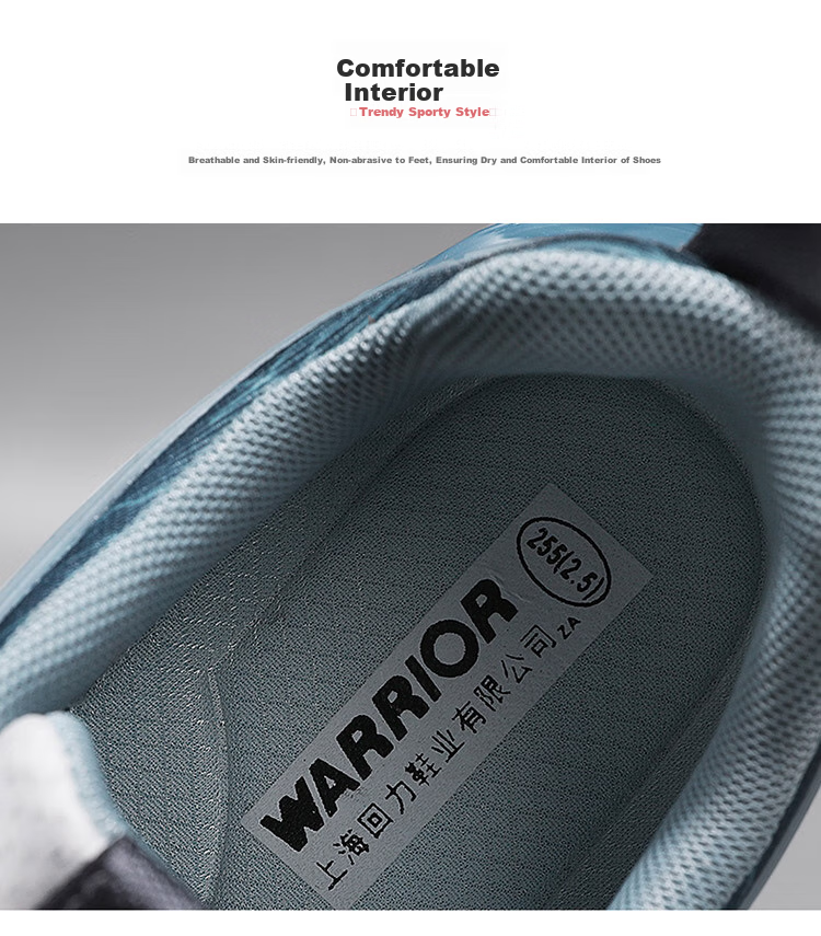 Warrior Мужская спортивная обувь для бега, дышащая, удобная, легкая, с воздушной подушкой, амортизирующая, повседневная, черная/синяя, размер 39