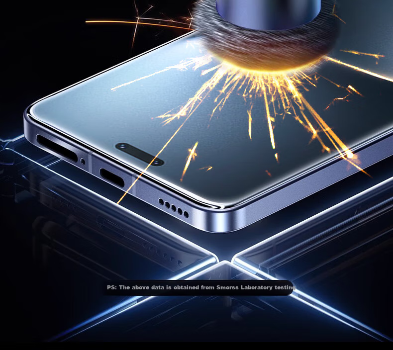Защитное стекло для экрана Smorss для Honor Magic7, полноэкранное, противоударное, противоударное, противоскользящее, антибликовое