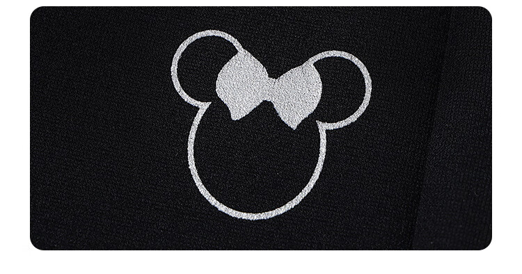 Детские леггинсы Disney Baby для девочек, весенние универсальные повседневные брюки для старших детей, черные, размер 110