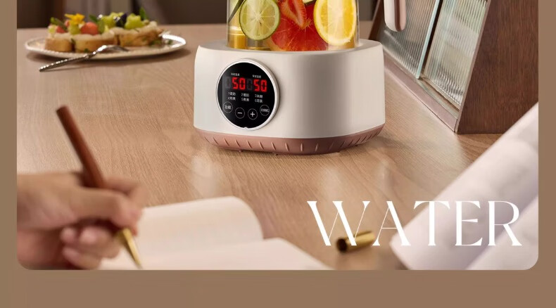 AUX Health Pot YSW142, стеклянный корпус, полностью автоматический, для молока, офисный, многофункциональный, для травяного чая, с постоянной температурой, 316 нержавеющая сталь
